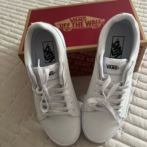 Vans White Athletic Shoes